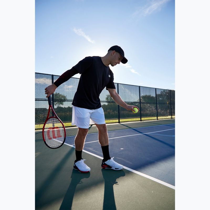 Pánské  tenisové boty  Wilson Rush Pro Ace white/red/poppy red 9