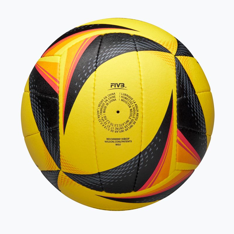 Volejbalový míč Wilson OPTX AVP VB Game black/yellow velikost 5 5