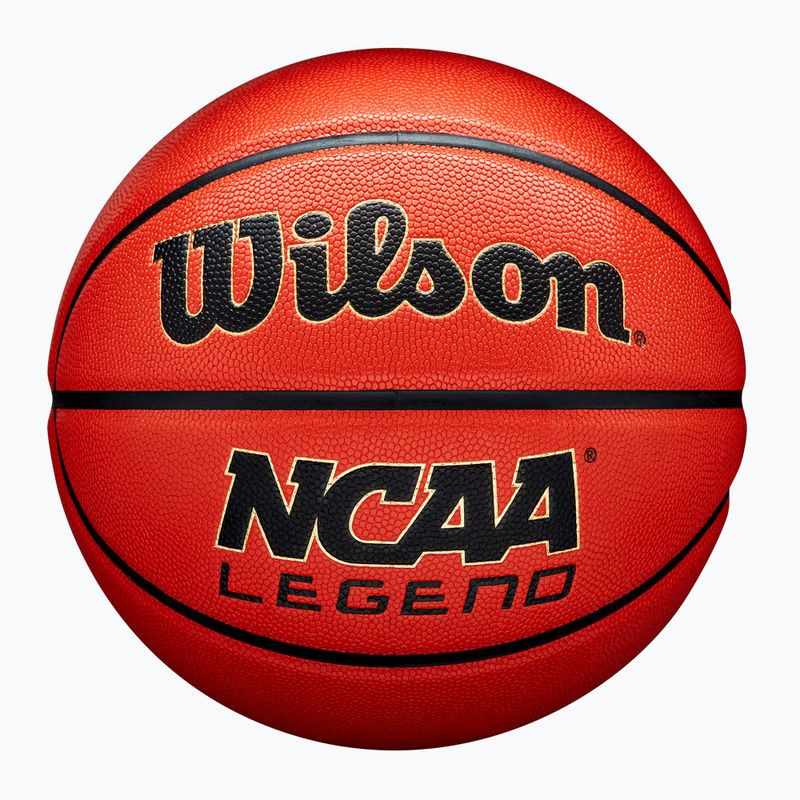 Basketbalový míč Wilson NCAA Legend orange/black velikost  6