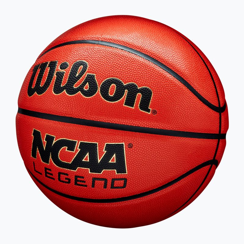 Basketbalový míč Wilson NCAA Legend orange/black velikost  6 3