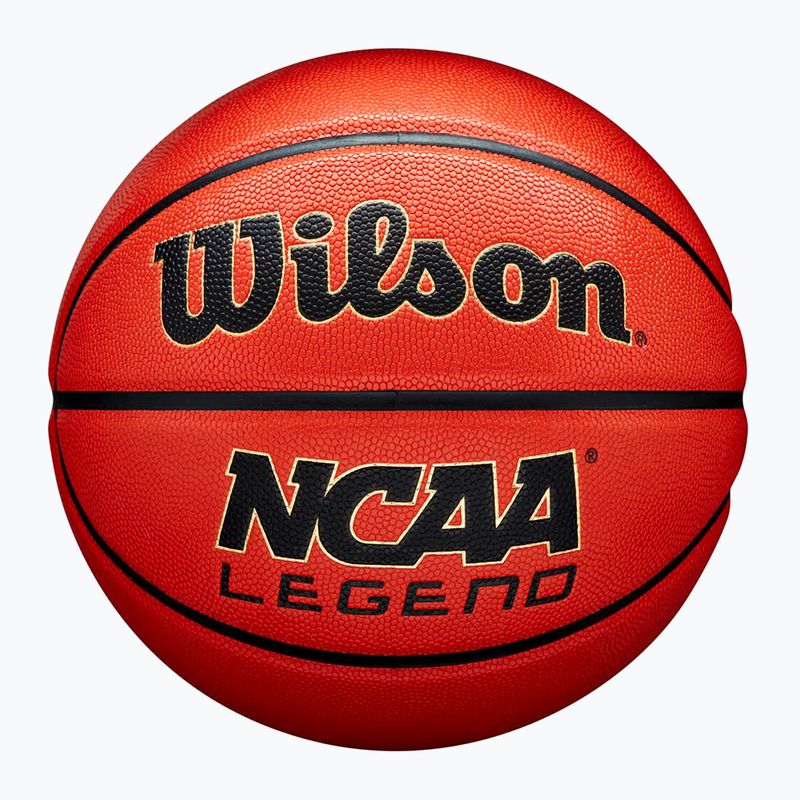 Basketbalový míč Wilson NCAA Legend orange/black velikost  5