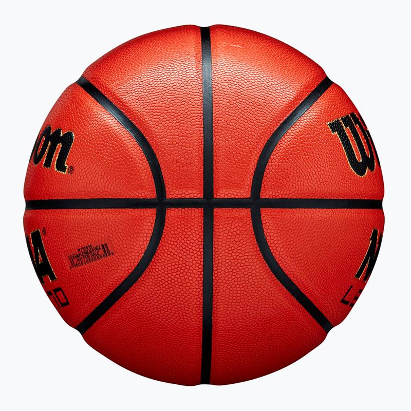 Basketbalový míč Wilson NCAA Legend orange/black velikost  5 5