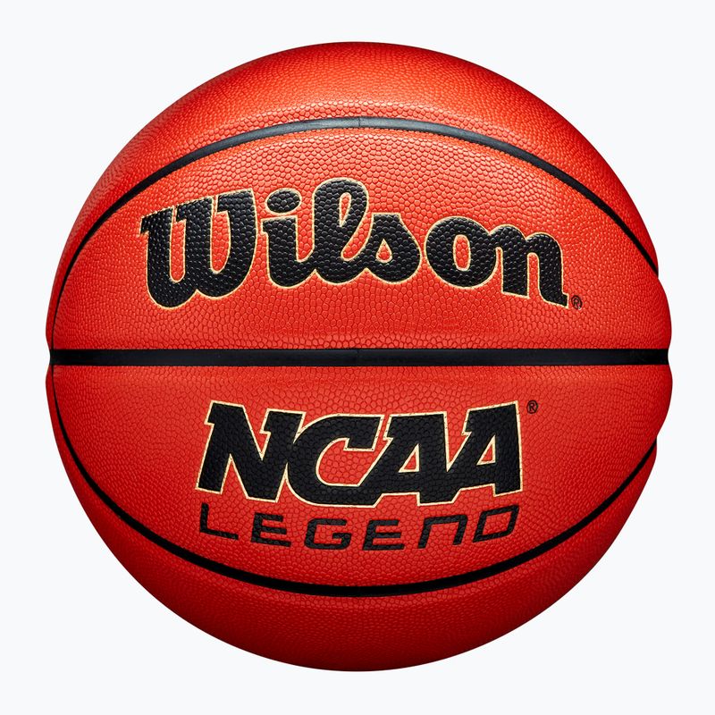 Basketbalový míč Wilson NCAA Legend orange/black velikost  7