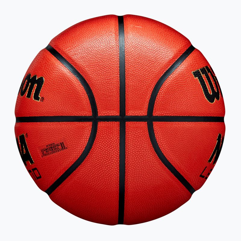Basketbalový míč Wilson NCAA Legend orange/black velikost  7 4