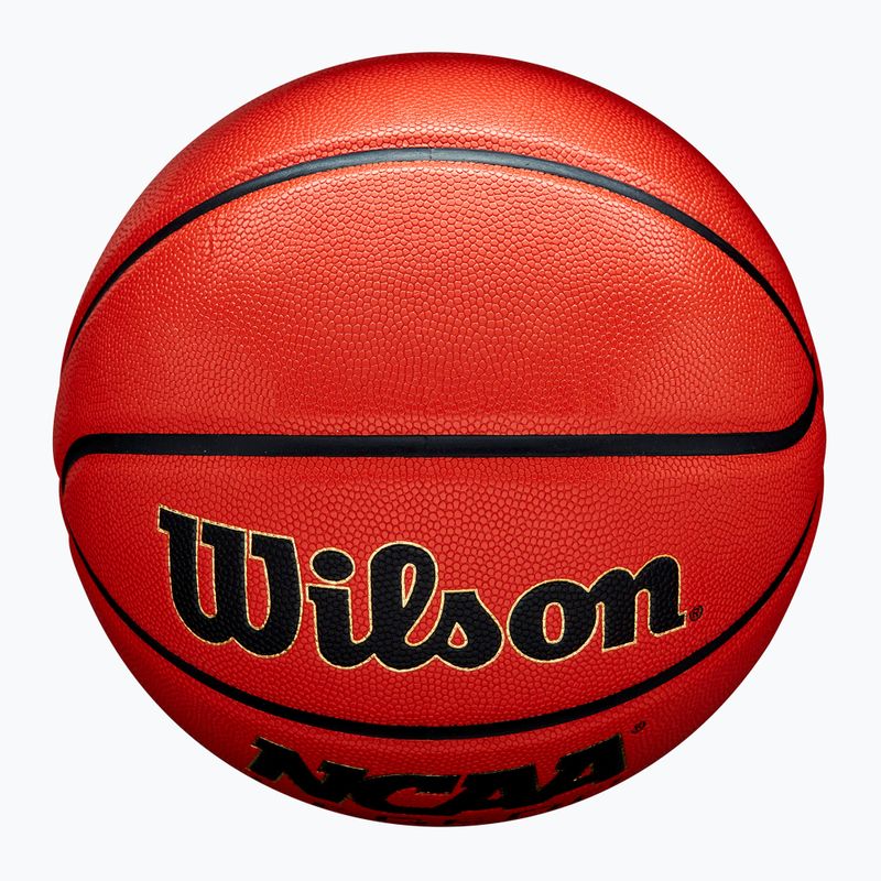 Basketbalový míč Wilson NCAA Legend orange/black velikost  7 5