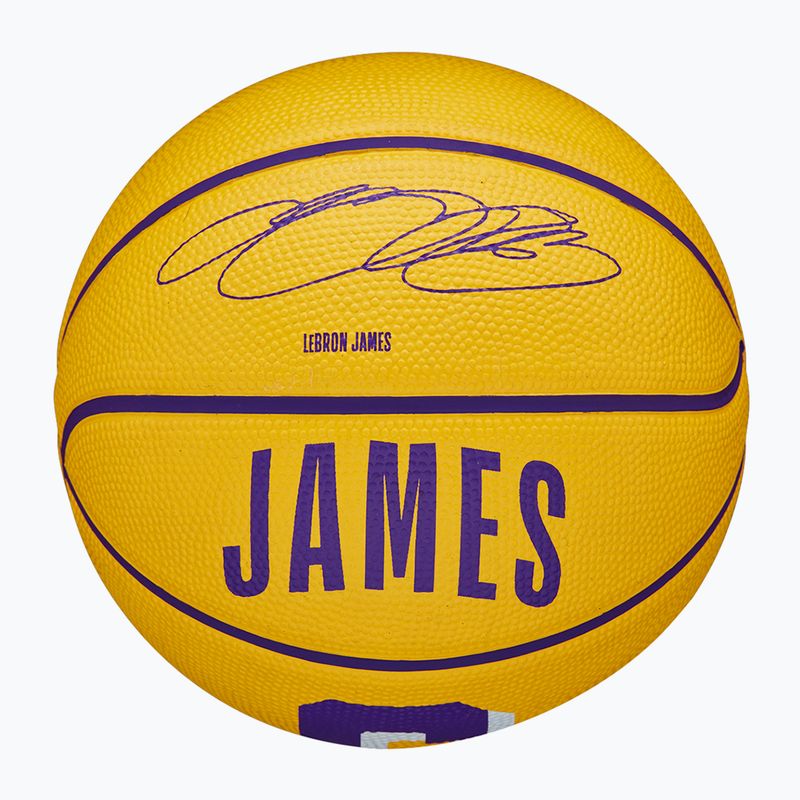 Wilson NBA Player Icon Mini Lebron basketbal WZ4007201XB3 velikost 3