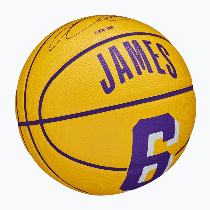Wilson NBA Player Icon Mini Lebron basketbal WZ4007201XB3 velikost 3 2