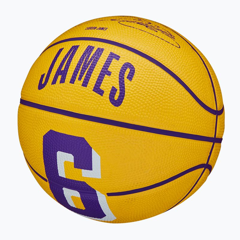 Wilson NBA Player Icon Mini Lebron basketbal WZ4007201XB3 velikost 3 4