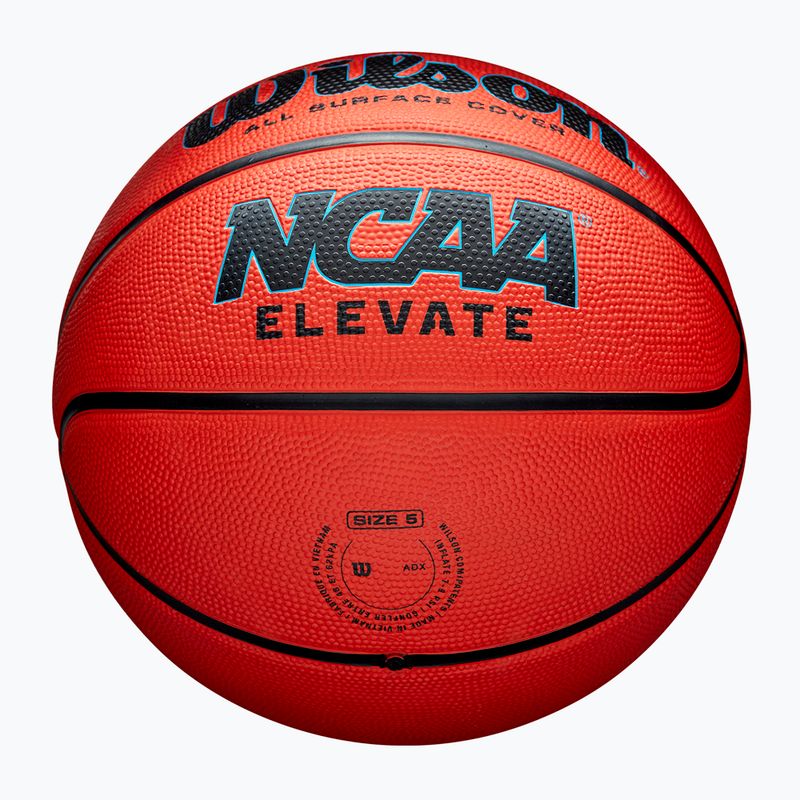 Basketbalový míč  Wilson NCAA Elevate orange/black velikost 7 5