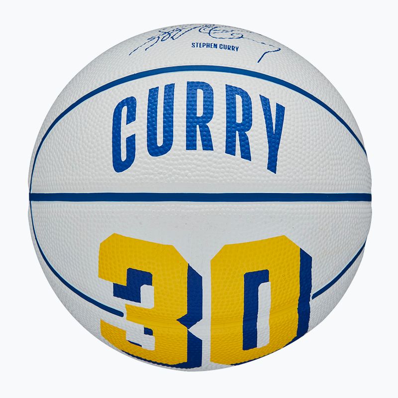 Wilson NBA Player Icon Mini Curry basketbalový míč WZ4007401XB3 velikost 3 3