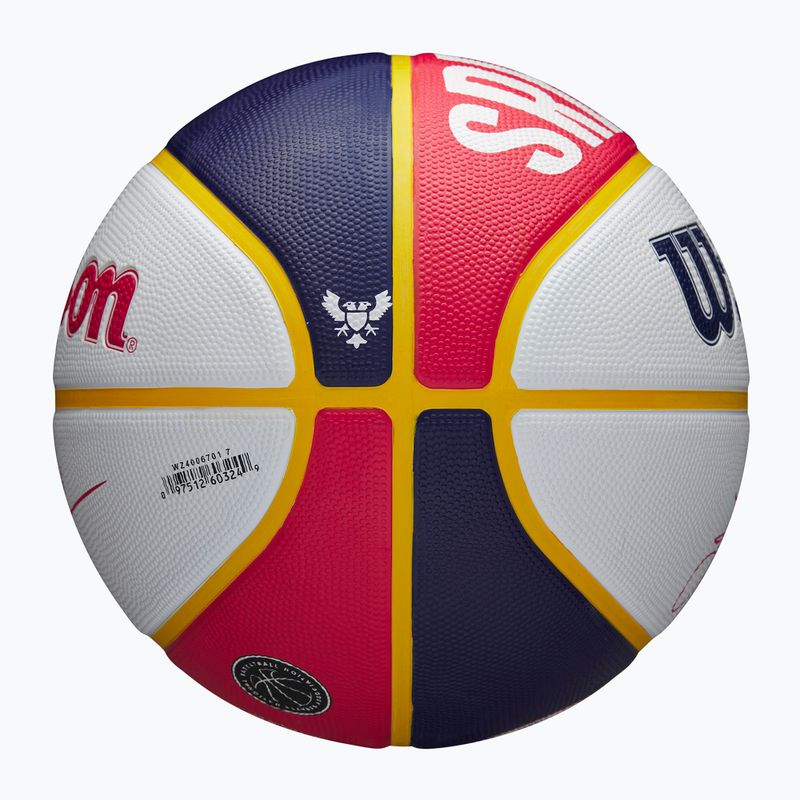 Basketbalový míč  Wilson NBA Player Local Jokic blue velikost 7 6