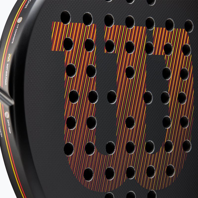 Raketa na padel Wilson Pro Staff V2 Elite black/red/yellow 5