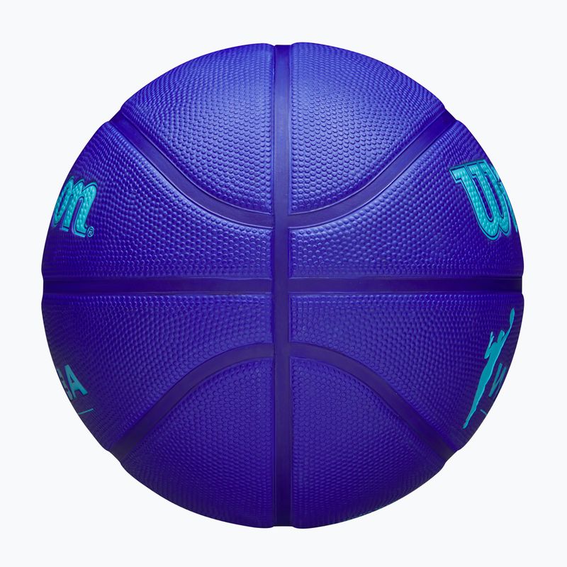 Basketbalový míč  Wilson WNBA DRV blue/turquoise velikost 6 6