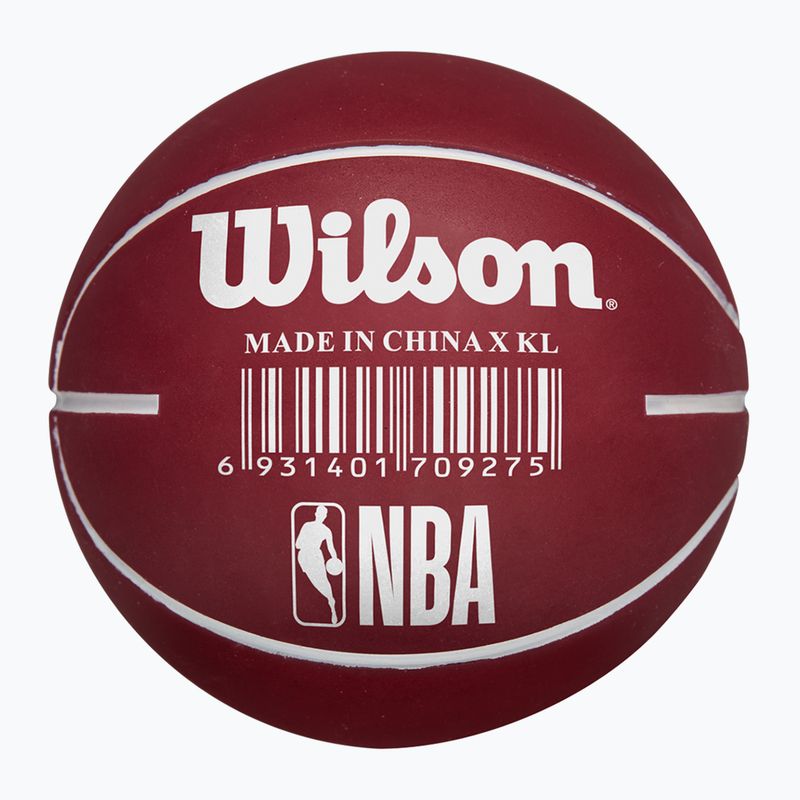 Basketbalový míč Wilson NBA Team Dribbler Cleveland Cavaliers brown