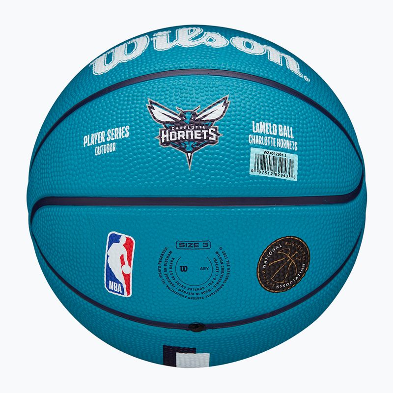 Wilson NBA Player Icon Mini Lamelo basketbal WZ4012901XB3 velikost 3 6