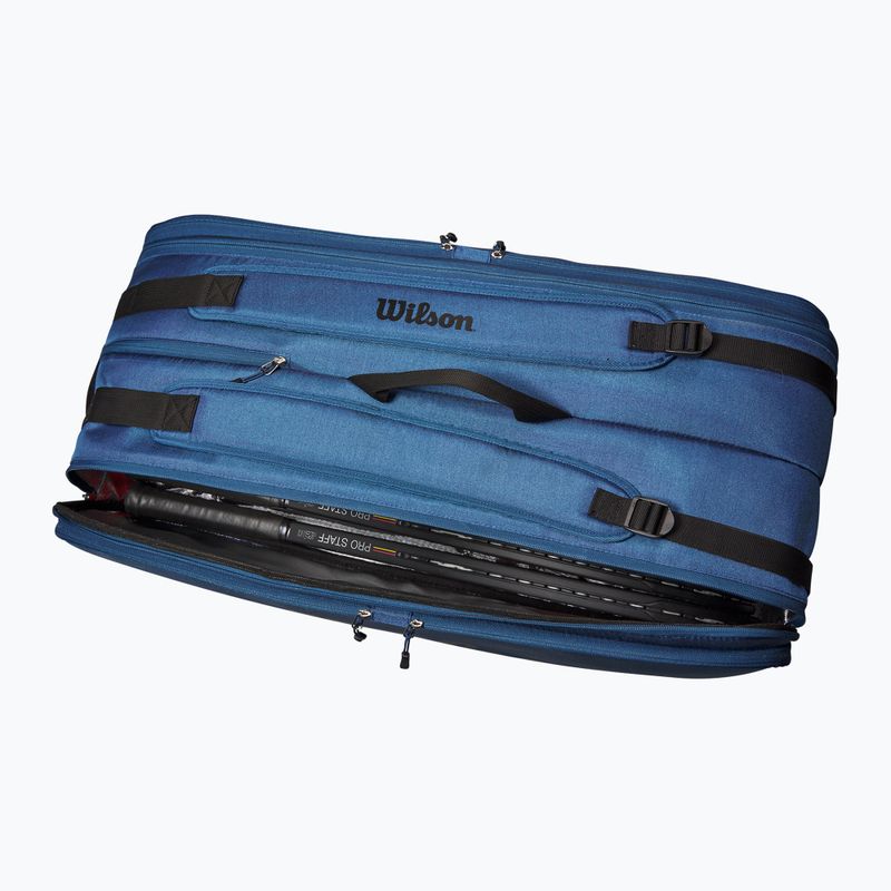 Tenisový bag Wilson Tour Ultra 12 Pk modrý WR8024001001 10