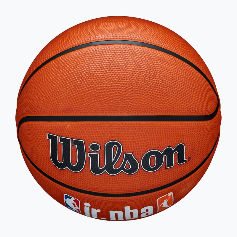Basketbalový míč  Wilson NBA JR Fam Logo Authentic Outdoor brown velikost 6 4