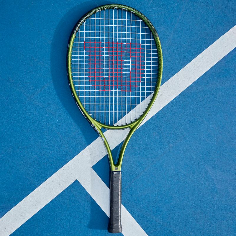 Dětská tenisová raketa Wilson Blade Feel Comp 26 zelená WR125210U 8