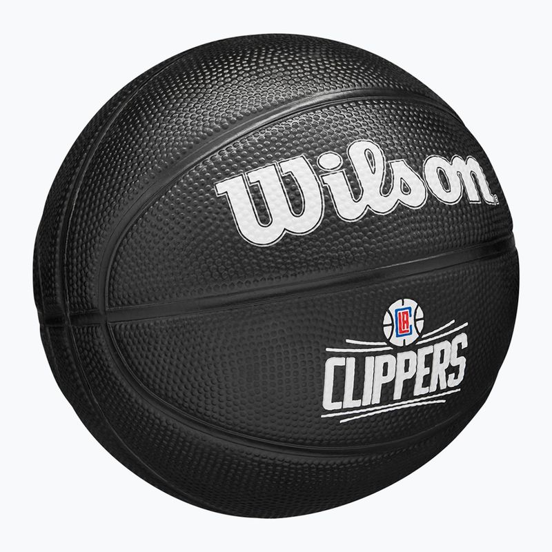 Wilson NBA Team Tribute Mini Los Angeles Clippers basketbal WZ4017612XB3 velikost 3 2