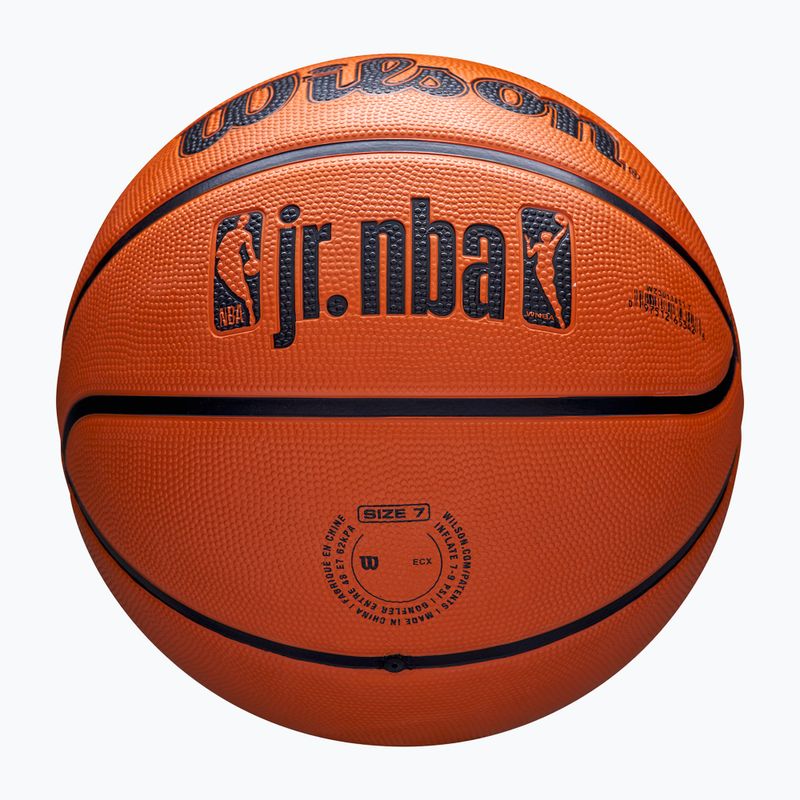Basketbalový míč  Wilson NBA JR Drv Fam Logo brown velikost 7 5