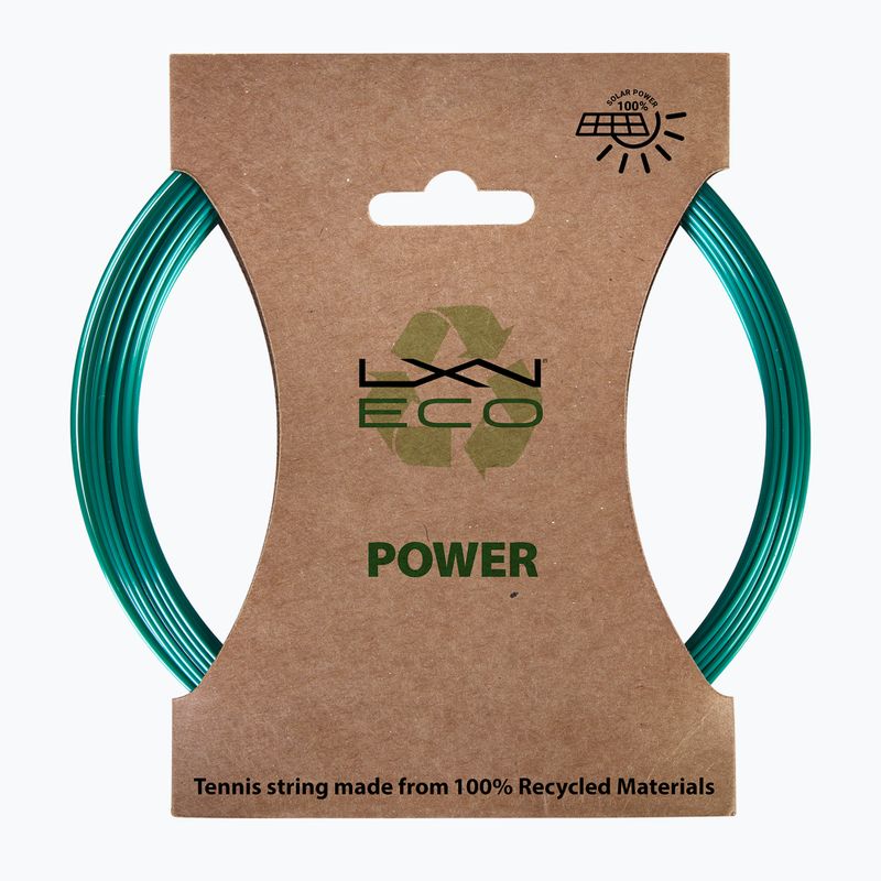 Tenisový výplet  Luxilon Eco Power 125 12,2 m teal