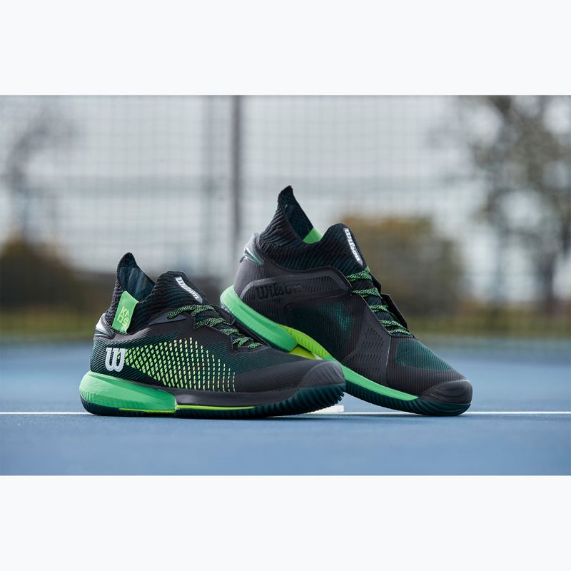 Pánské  tenisové boty  Wilson Kaos Rapide STF black/green 7