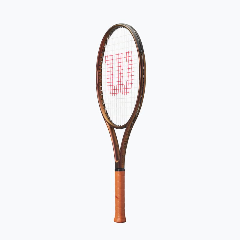 Dětská tenisová raketa Wilson Pro Staff 26 V14 zlatá WR126310 8