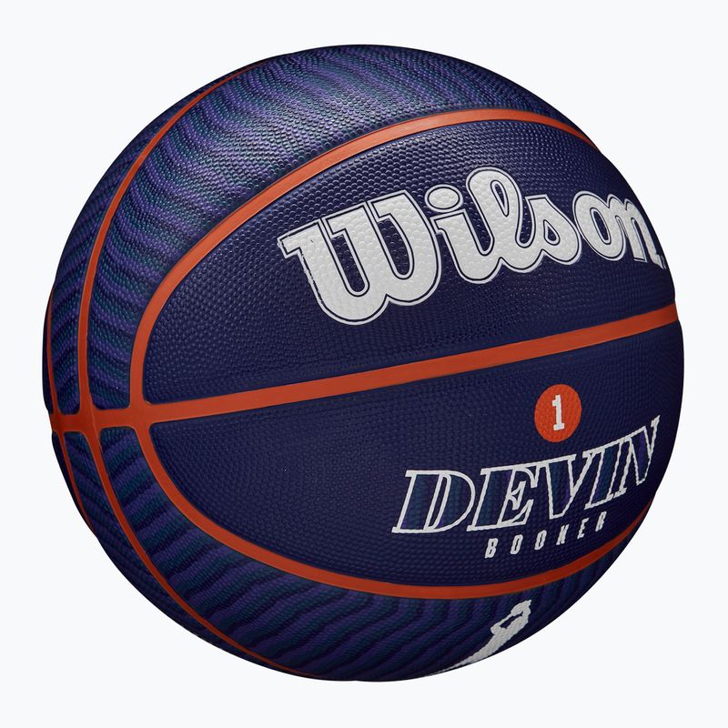 Basketbalový míč  Wilson NBA Player Icon Outdoor Booker navy 7 2