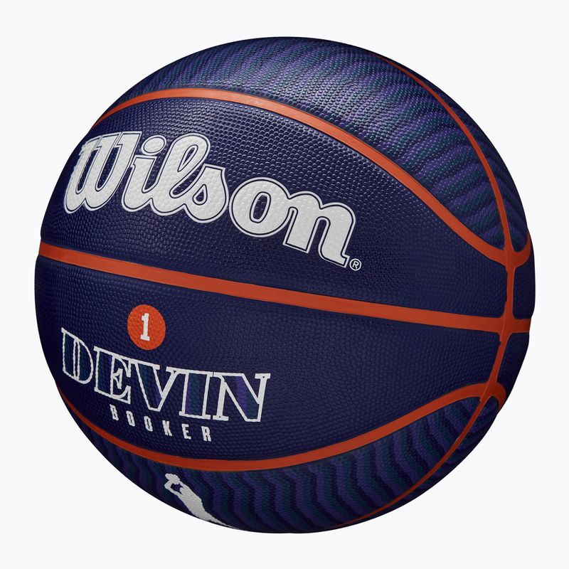 Basketbalový míč  Wilson NBA Player Icon Outdoor Booker navy 7 3