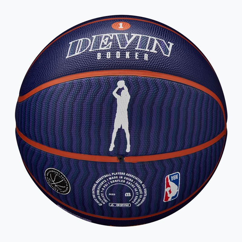 Basketbalový míč  Wilson NBA Player Icon Outdoor Booker navy 7 7