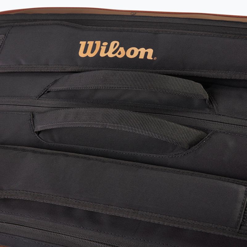 Wilson Super Tour 15Pk Pro Staff Tenisový bag V14.0 hnědý WR8021901001 5