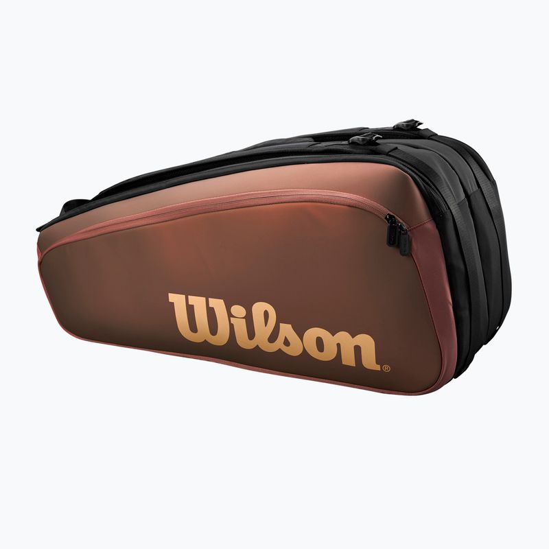 Wilson Super Tour Pro Staff Tenisová taška V14 9Pk hnědá WR8024501001 2