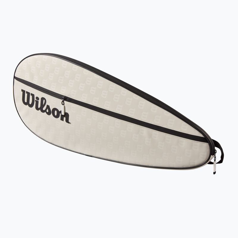 Obal na raketu Wilson Premium Tennis Racquet Cover cream