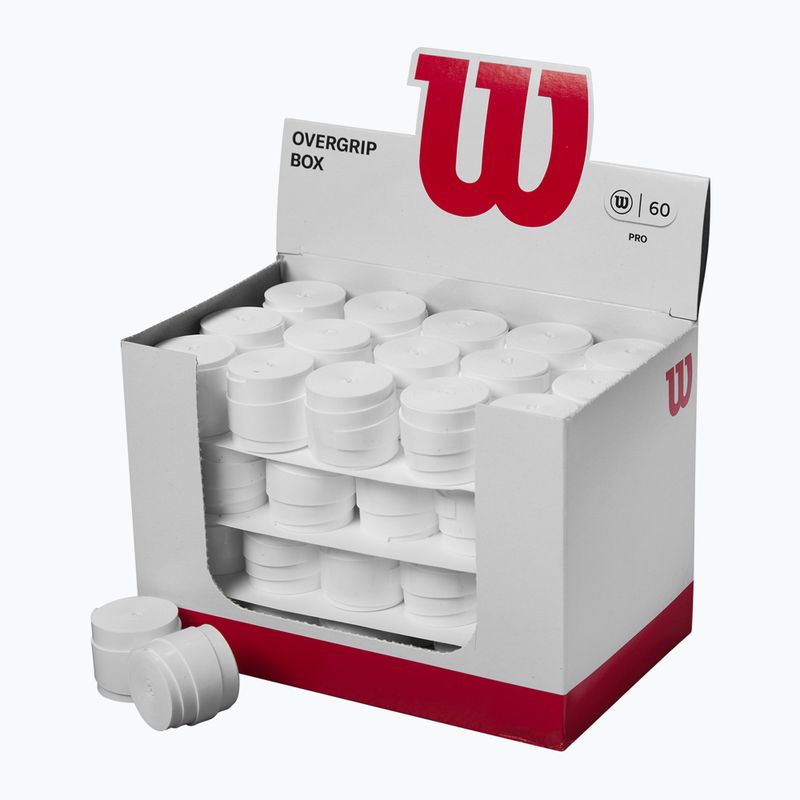 Omotávky na tenisovou raketu Wilson Pro Overgrip 60 ks white