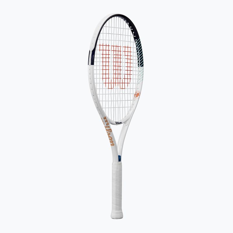 Dětská tenisová raketa Wilson Roland Garros Elite 25 white/navy 2