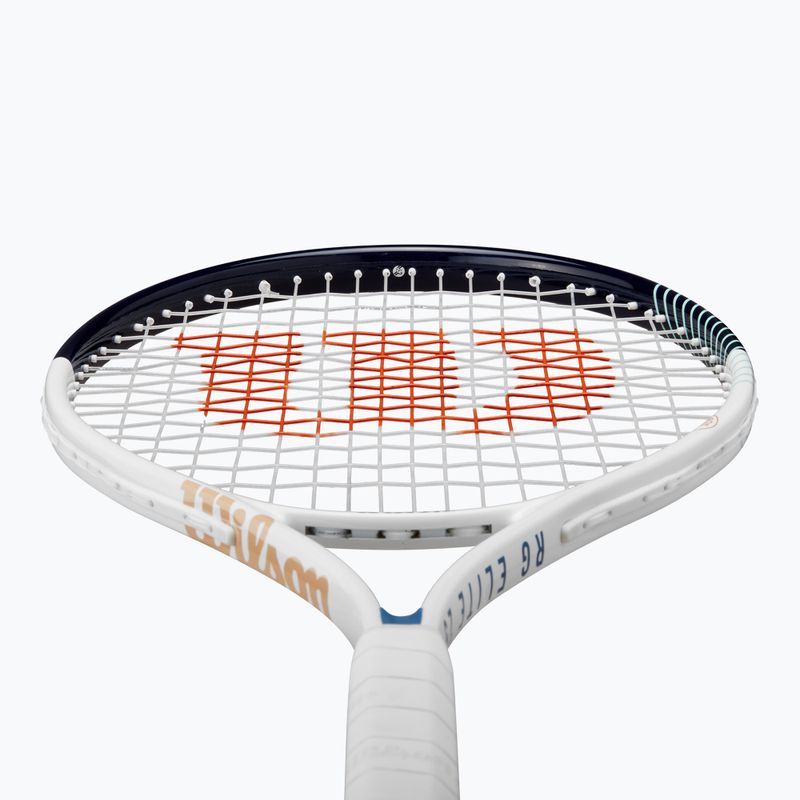 Dětská tenisová raketa Wilson Roland Garros Elite 25 white/navy 4