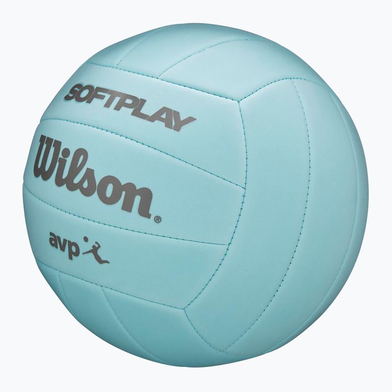 Míč na plážový volejbalWilson AVP Soft Play blue/white velikost  5 4