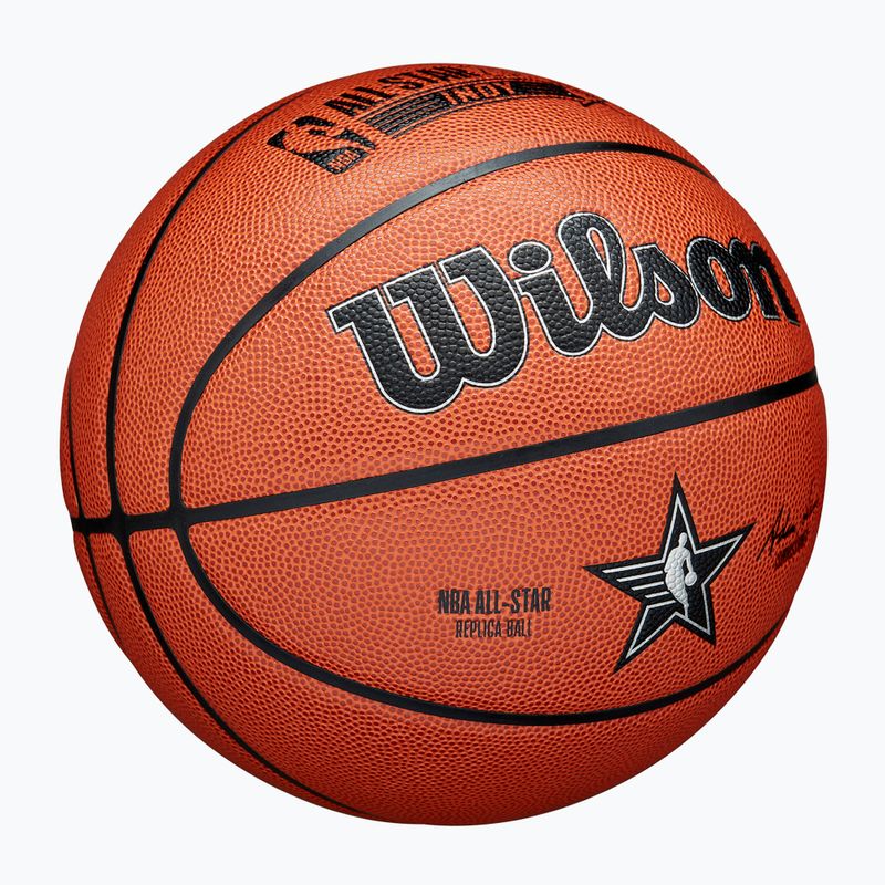Basketbalový míč  Wilson 2024 NBA All Star Replica brown velikost 7 2