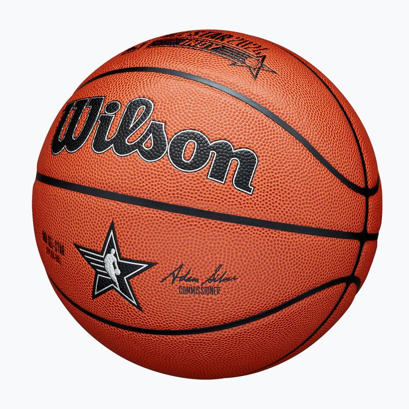 Basketbalový míč  Wilson 2024 NBA All Star Replica brown velikost 7 3