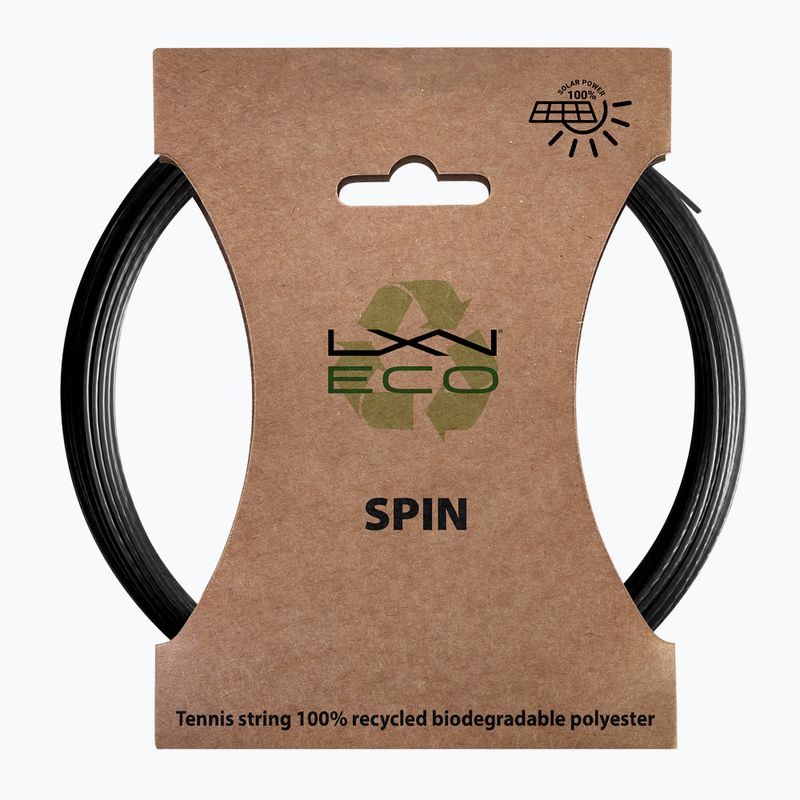 Tenisový výplet  Luxilon Eco Spin 125 12,2 m black