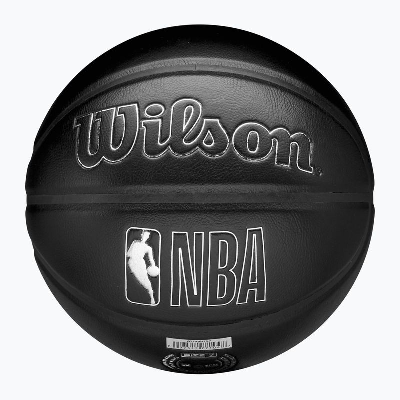 Basketbalový míč Wilson NBA Team Premiere Miami Heat black velikost  7 7