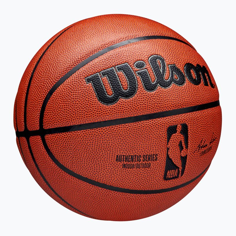 Basketbalový míč Wilson Authentic Indoor Outdoor brown velikost 6 2