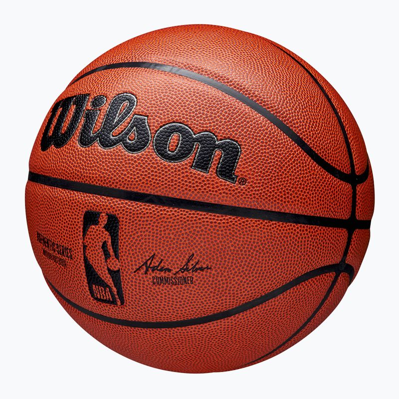 Basketbalový míč Wilson Authentic Indoor Outdoor brown velikost 6 3
