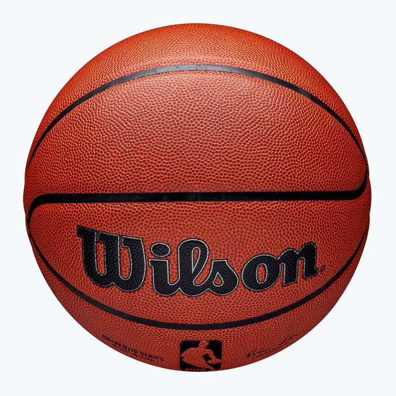 Basketbalový míč Wilson Authentic Indoor Outdoor brown velikost 6 5