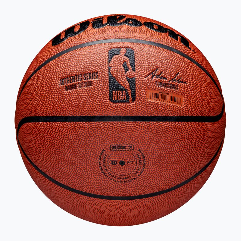 Basketbalový míč Wilson Authentic Indoor Outdoor brown velikost 6 6