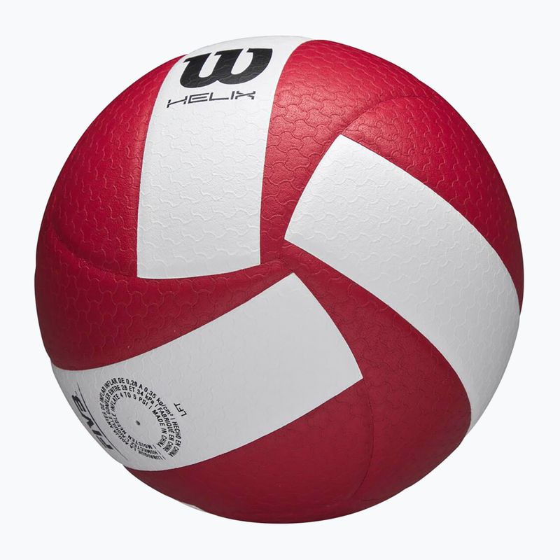 Volejbalový míč Wilson Helix Game Ball red/white velikost  5 2