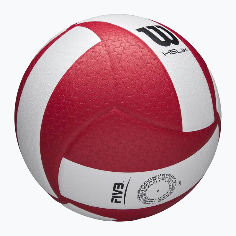 Volejbalový míč Wilson Helix Game Ball red/white velikost  5 6