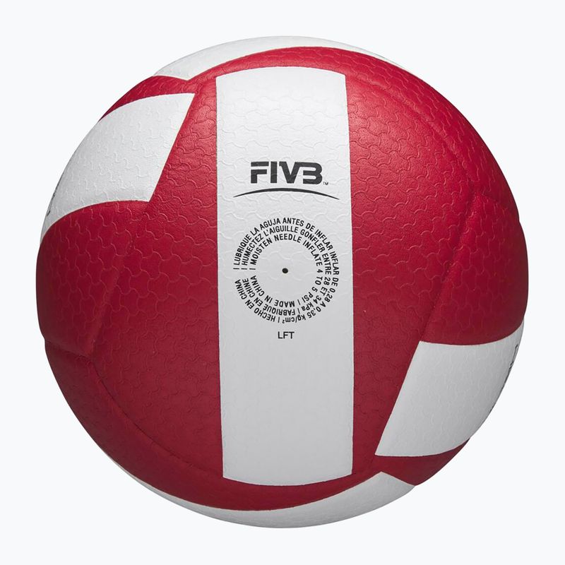 Volejbalový míč Wilson Helix Game Ball red/white velikost  5 7