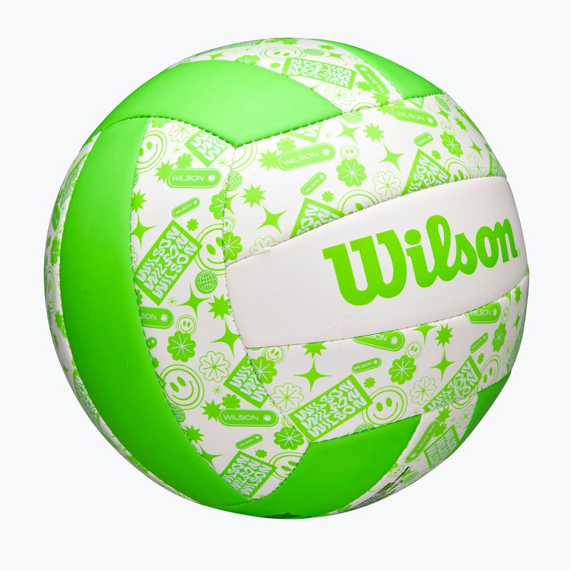 Volejbalový míč Wilson Stamp green/white velikost 5 2