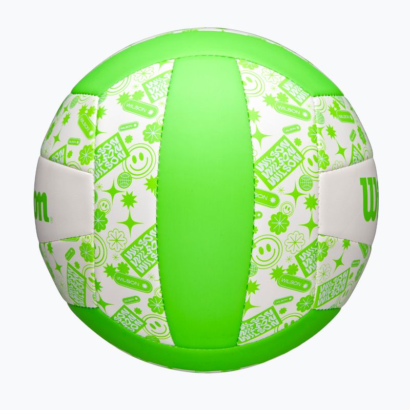Volejbalový míč Wilson Stamp green/white velikost 5 4